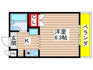 シーズンコート野並の物件間取画像